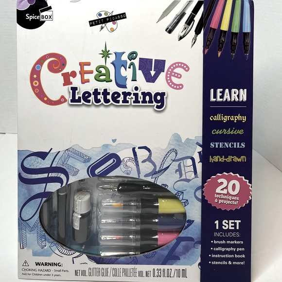 Spice Box CREATIVE LETTERING for YOUNG ARTISTS (Petit Picasso).  New! - Picture 2 of 15